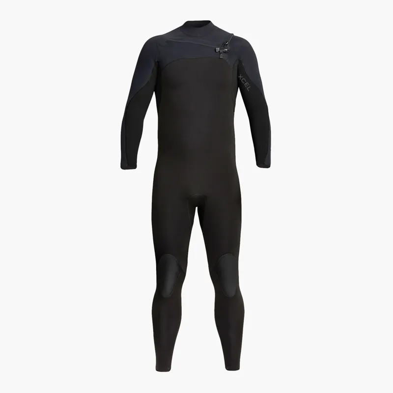 Xcel Mens Phoenix 5/4 Chest Zip Wetsuit Black